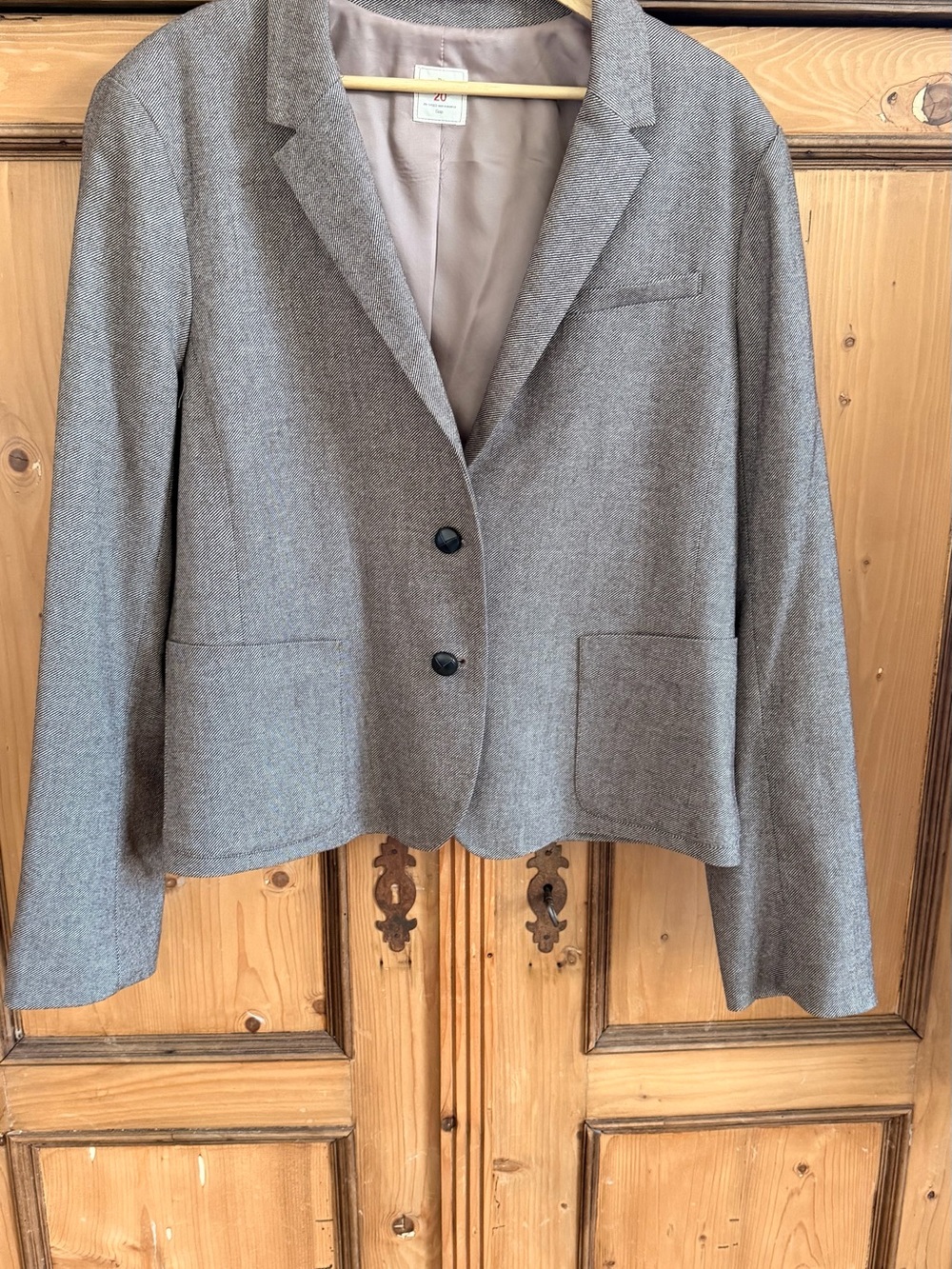 NWOT GAP Academy Blazer Women's Two-Button Tailored Blazer Brown